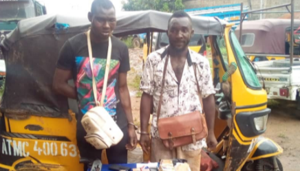 Police arrest two notorious 'one chance' armed robbers in Anambra