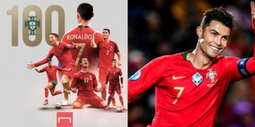 Cristiano Ronaldo Scores 100th International Goal For Portugal (Video)