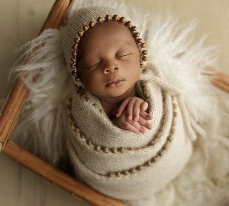 BBNaija star, Mike Edwards and wife, Perri unveil son’s face in adorable family photos
