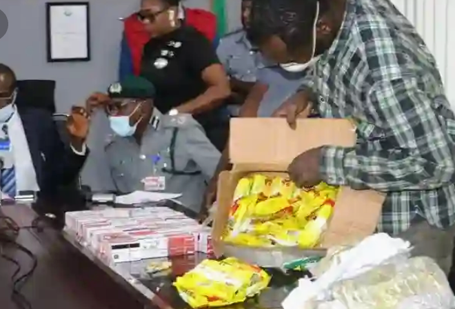 Man arrested with 2,886 ATM cards concealed inside noddles packs at Lagos Airport