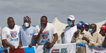 Edo 2020: Desmond Elliot knocks Obaseki; says nothing wrong with godfatherism