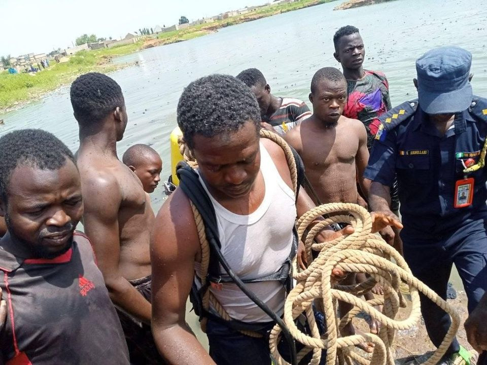 Kano State Fire Service recover body of 10-year-old boy who drowned while bathing in a pond