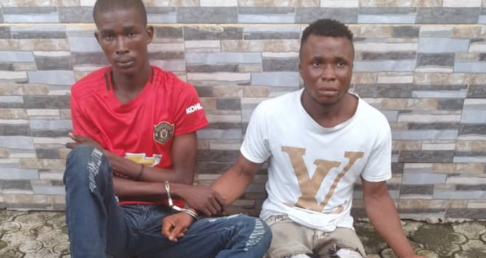 Police arrests two suspected armed robbers, kidnappers in Delta community