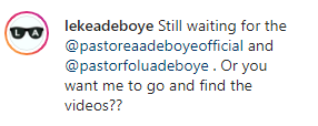Pastor Adeboye's son, leke 'begs' Freeze to apologize to his father after he asked Adeboye for forgiveness
