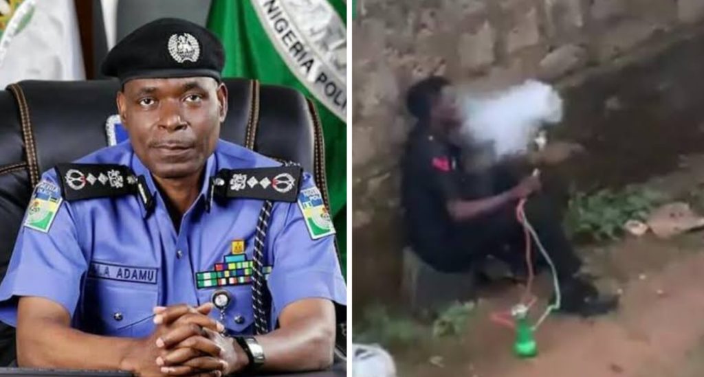 Police investigate video of man in ‘police uniform’ smoking shisha