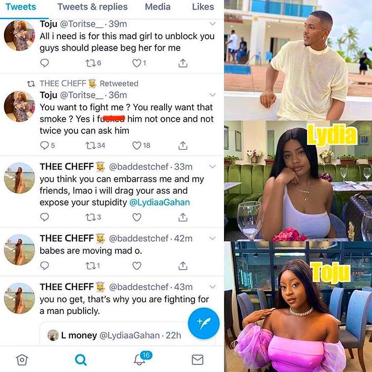 Nollywood actor, Timini in a huge mess as his girlfriend and side chick battle fiercely on social media