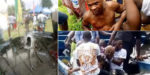 PHOTO: Burial ceremony turns bloody in Rivers State; Lawmaker, LG boss, PDP Chairman scamper for safety