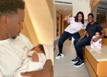 Photo : Super Eagles player, Kenneth Omeruo welcomes second child