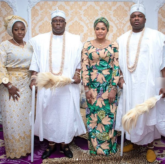 Photos : Oniru of Iru Kingdom, Gbolahan Lawal pays Oba Elegushi, Ademola Saheed a courtesy visit