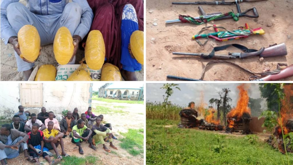 Troops neutralizes bandits operation, rescue kidnapped victims, recovers arms in north west region