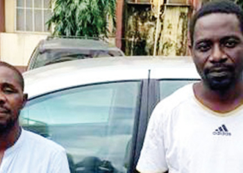 Two suspected mobile phone fraudsters arrested in Lagos