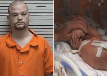 Dad faces death penalty after punching pregnant wife so hard their baby died 38 days after he was born