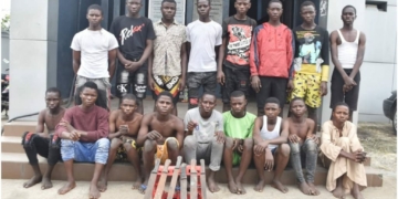 Police arrest 17 suspected armed hoodlums terrorizing Lagos residents