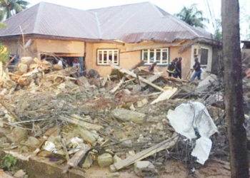 UPDATE: Collapsed storey building kills one, injures four in Delta