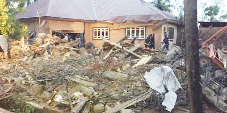 UPDATE: Collapsed storey building kills one, injures four in Delta