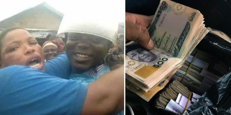 Woman sheds tears of joy after a bike man returned her missing N700,000