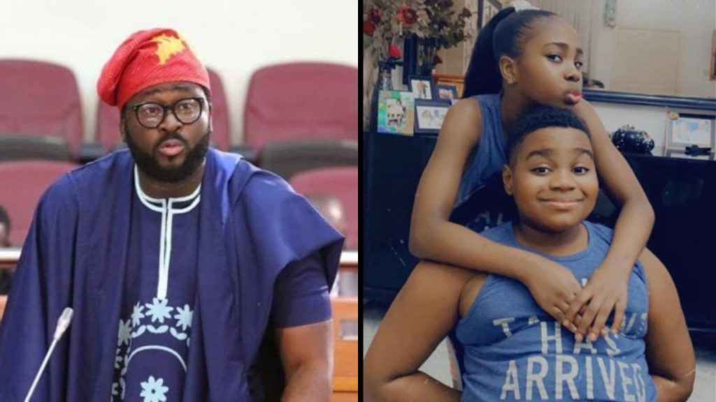 Actor and Politician, Desmond Elliot celebrates his adorable twins as they clock ten