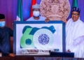 PHOTOS: Buhari unveils Nigeria @60 logo