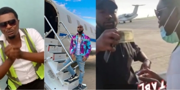 “Davido Please Help Me” - Airport Official Who Davido tipped $100, cries out for help after getting fired