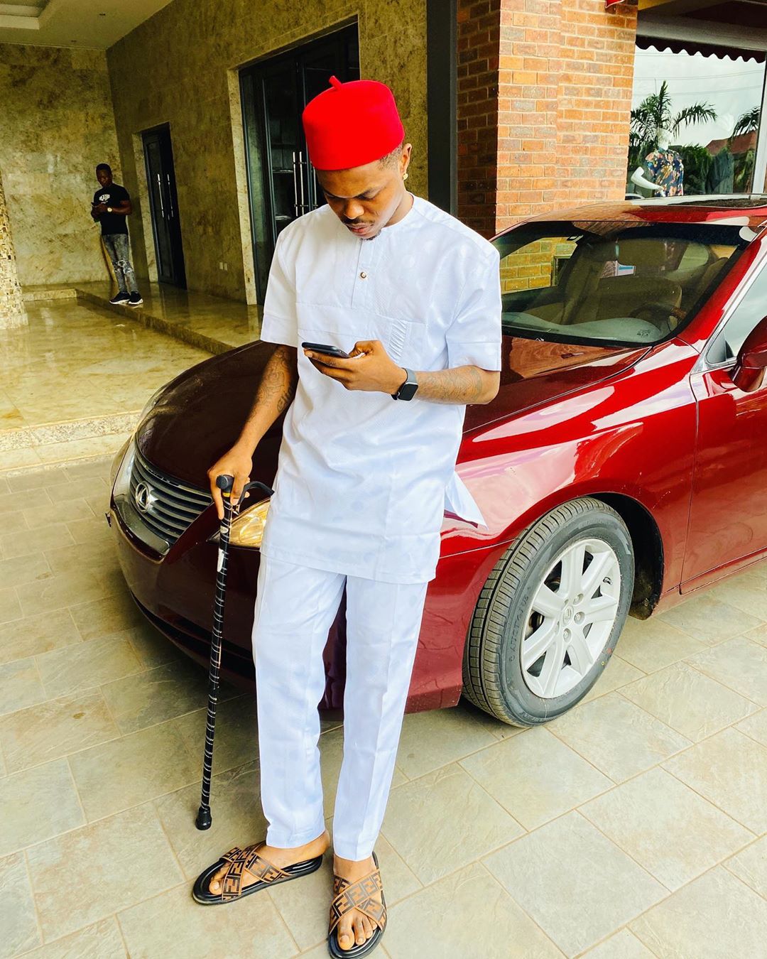 Days after his release, alleged Fraudster, Bitcoin Lord Shows off Newly Acquired Car (Photos)