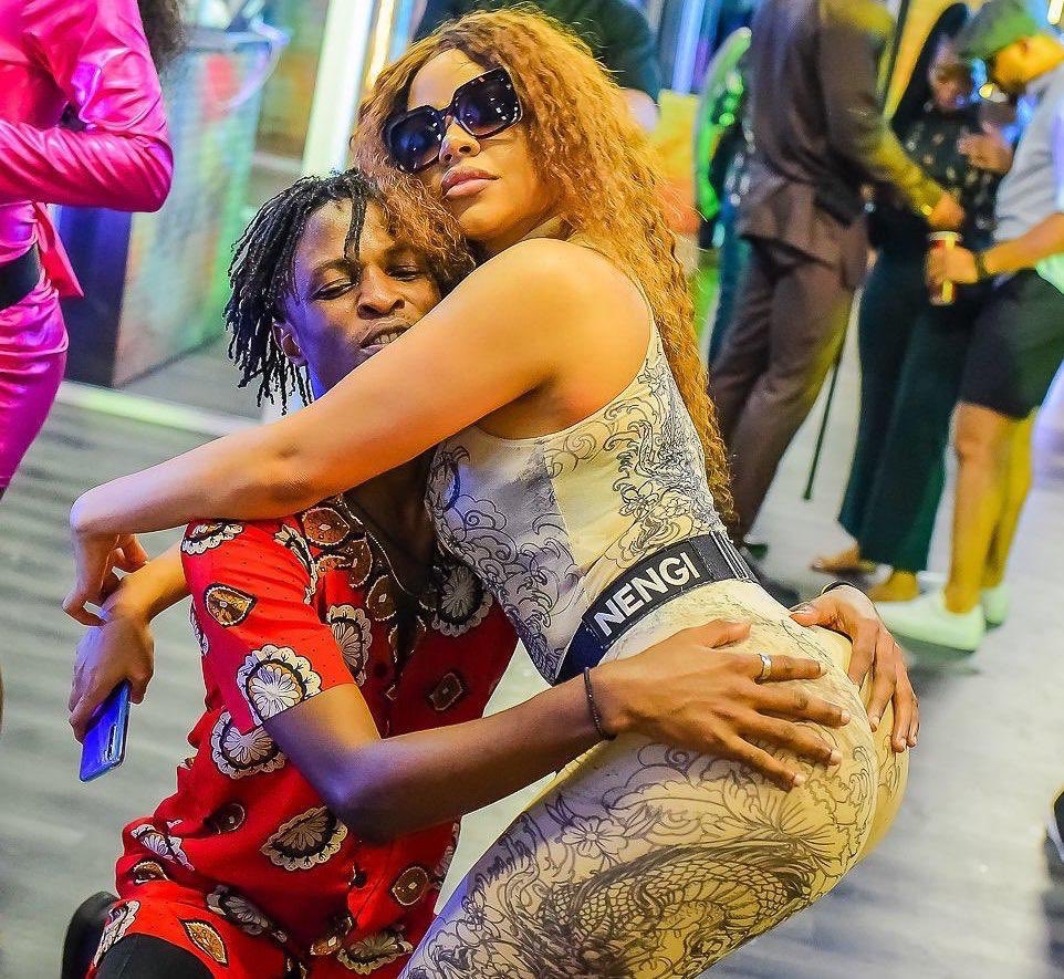 Fans react as Laycon grabs Nengi’s derriere