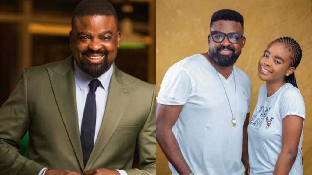 Film maker, Kunle Afolayan shares never seen photo of his look alike daughter, on her birthday