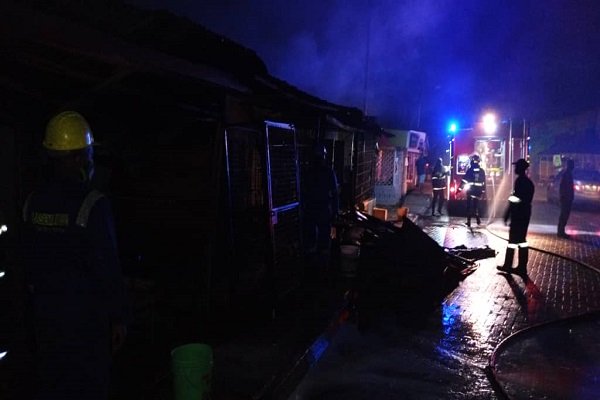 Fire engulfs six shops in Ogudu, Lagos