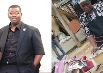 Pastor Adeboye's son, Leke gifts corn seller money after watching her pray over her charcoal pot (video)