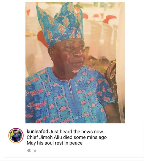 Veteran Actor, Jimoh Aliu is dead