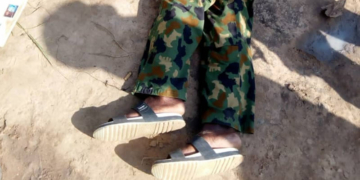 Nigerian Soldier Allegedly Commits Suicide At Duty Post In Yobe, Leaves Note For Wife (Graphic Photos)