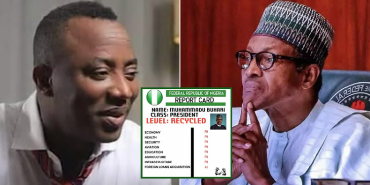 Revolution: Again, Sowore asks Buhari to resign, releases 'failed' report card for Buhari-led government