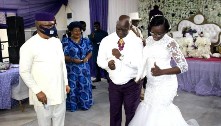 Acting Chief Judge of Cross River State remarries almost 2 years after his late wife's death (photos)