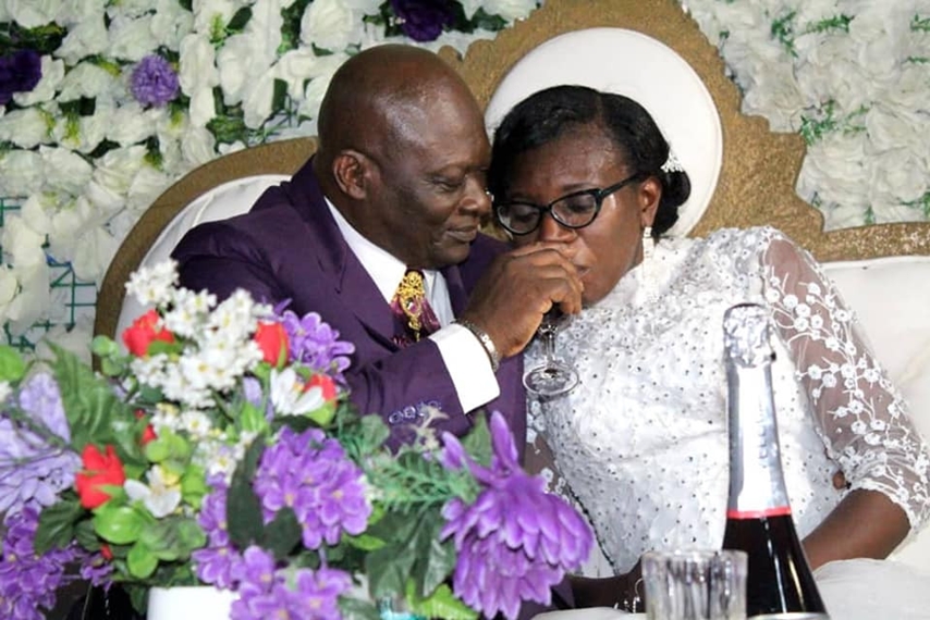 Acting Chief Judge of Cross River State remarries almost 2 years after his late wife's death (photos)
