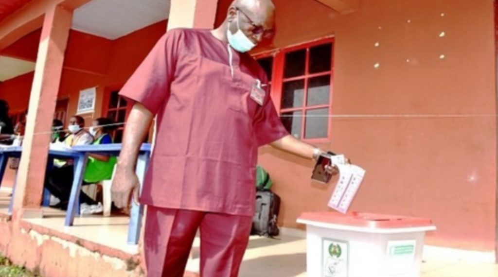 EdoDecides2020: Ize-Iyamu reacts on electoral process, confident of victory