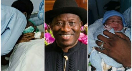 PHOTOS: Ex-president Goodluck Jonathan’s daughter gives birth to another child