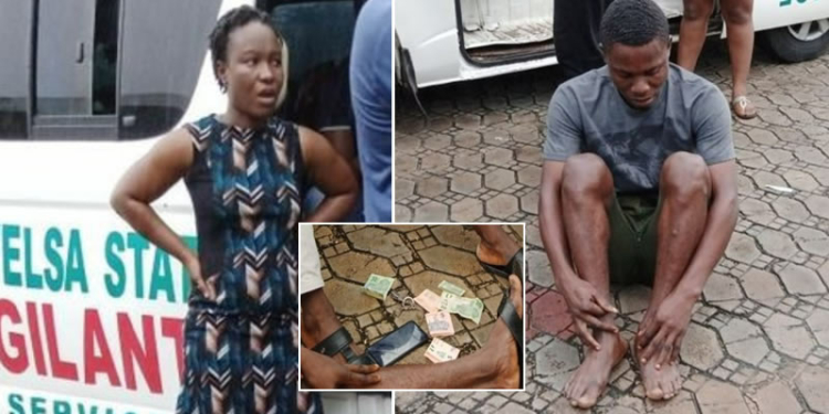 Photos: Luck runs out for thief named Lucky in Bayelsa