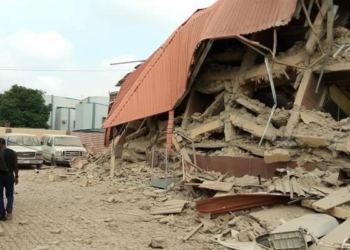PHOTOS: Tragedy as school building collapses in Lagos