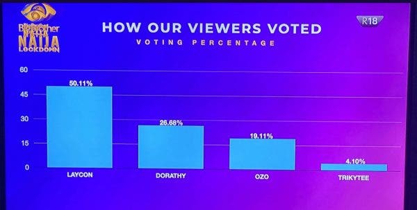 #BBNaija: Here’s how viewers voted for their favourite housemates