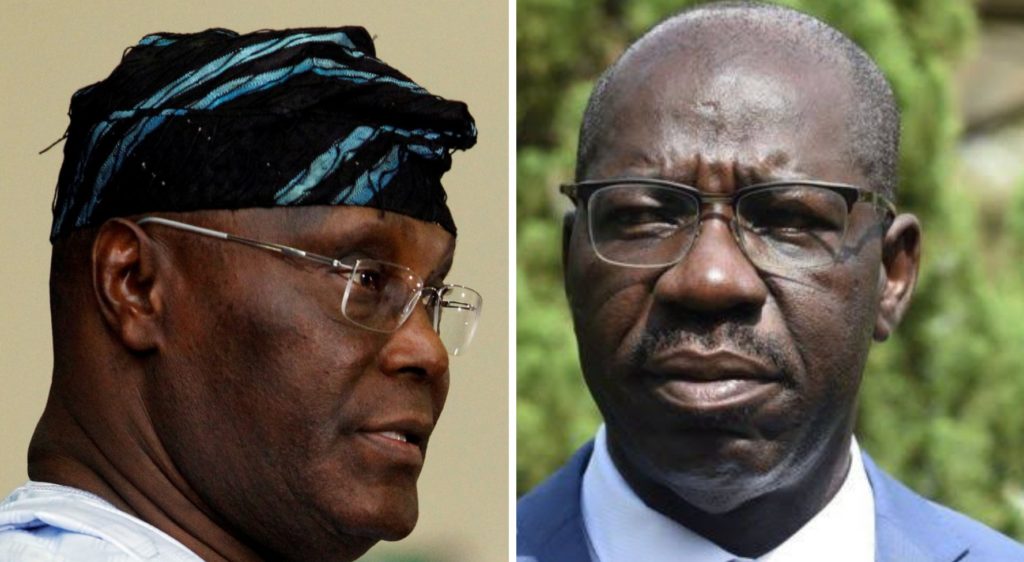 Edo gov election: Atiku congratulates Obaseki