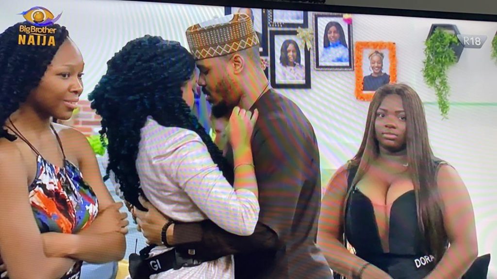 #BBNaijaLockdown: What Nengi did as Ozo tried to kiss her after his eviction