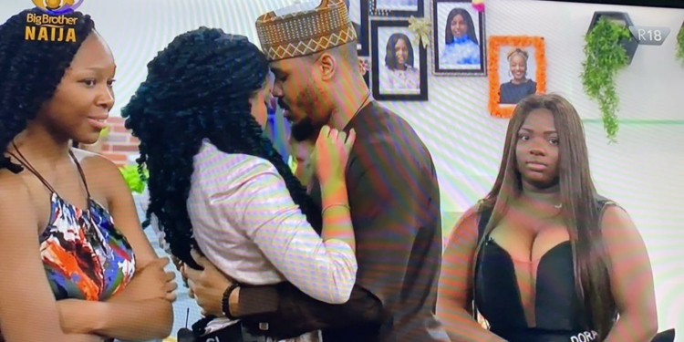 #BBNaijaLockdown: What Nengi did as Ozo tried to kiss her after his eviction