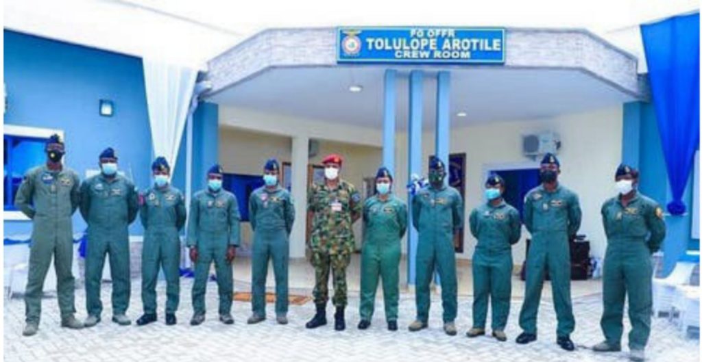 Airforce names building after late female combat officer, Arotile