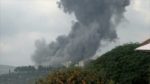 Explosion erupts in Hezbollah arms depot, Ein Qana village, Lebanon