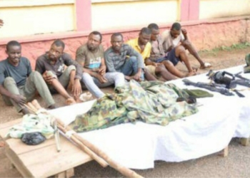 Ogun Police arrest 6 suspected armed robbers operating in military camouflage