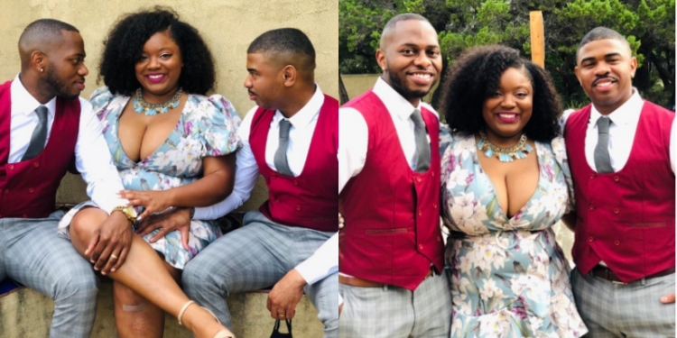 Lady opines that marrying 2 men is greater than 1 as she flaunts her alleged husbands