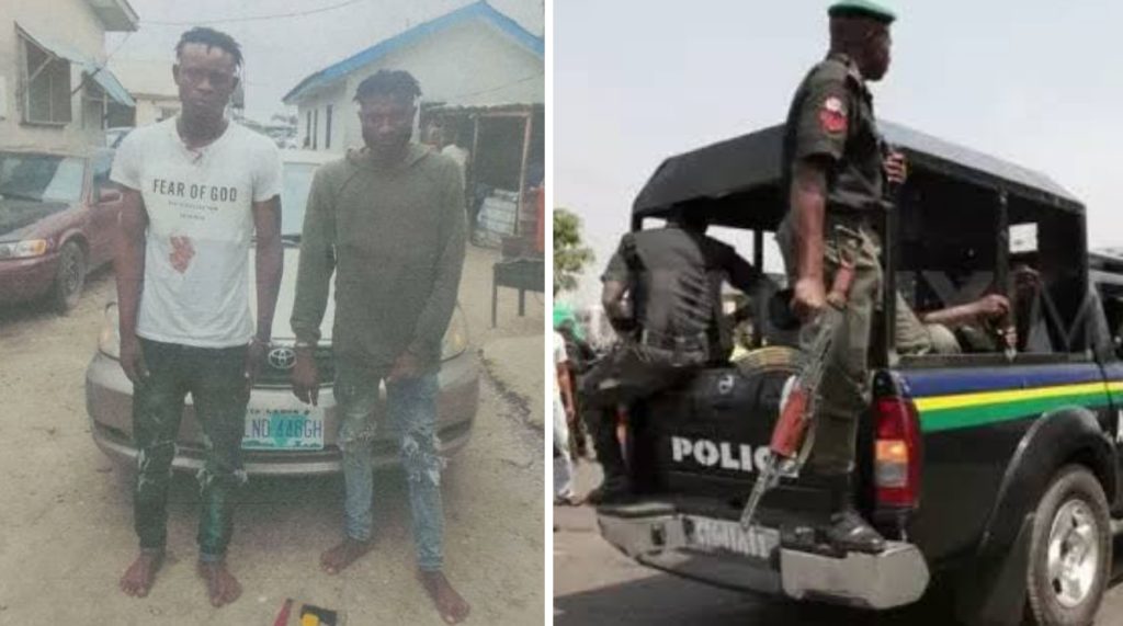 Police nab two suspected members of robbery gang that specialize in snatching vehicles from Uber drivers in Lagos