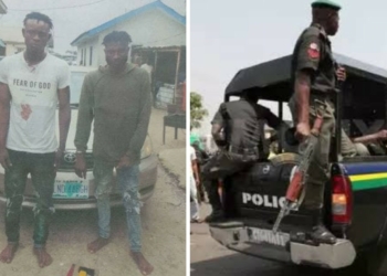Police nab two suspected members of robbery gang that specialize in snatching vehicles from Uber drivers in Lagos