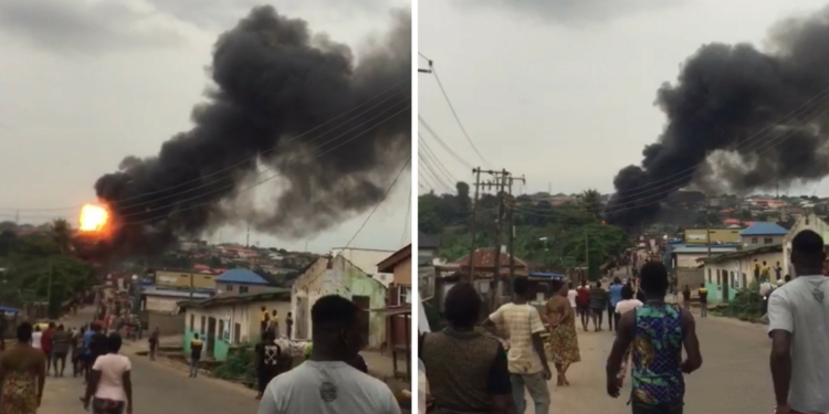 BREAKING: Barely 24hours after Lokoja explosion, another inferno hits Lagos, Ogun communities