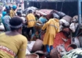 Traders trapped under loads of farm produce as truck crashes in Abeokuta