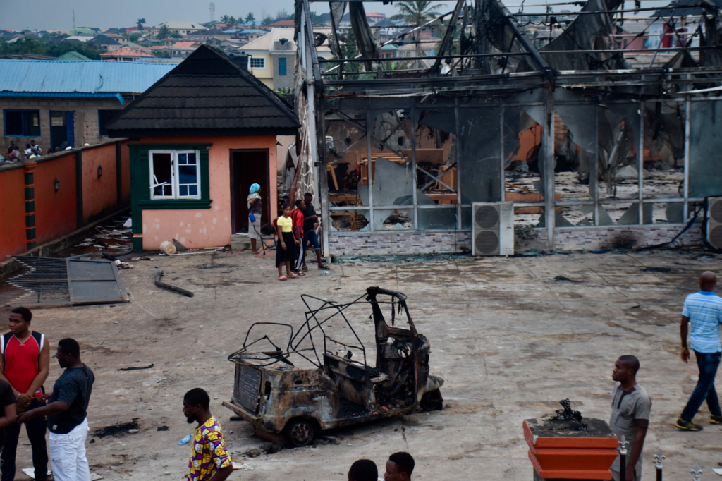 PHOTOS: How 'fight' at gas plant caused explosion that killed 3, injured 30, razed 23 buildings in Lagos